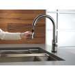 9159T-KS-DST Trinsic Single Handle Pull Down Kitchen Faucet with Touch, Black Stainless