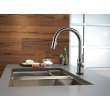 9159T-KS-DST Trinsic Single Handle Pull Down Kitchen Faucet with Touch, Black Stainless