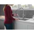 9176T-AR-PR-DST Stryke Single Handle Pull Down Kitchen Faucet with Touch 2O Technology, Lumicoat Arctic Stainless