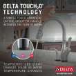 9178TV-AR-DST Leland VoiceIQ Single Handle Pull Down Faucet with Touch2O Technology, Arctic Stainless