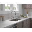 9190-AR-DST Broderick Single Handle Pull Down Kitchen Faucet, Arctic Stainless