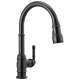 9190-BL-DST Broderick Single Handle Pull Down Kitchen Faucet, Matte Black