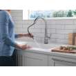 9191T-AR-PR-DST Monrovia Single Handle Pull Down Kitchen Faucet with Touch2O Technology