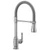 9690-AR-DST Broderick Single Handle Pull Down Kitchen Faucet with Spring Spout, Arctic Stainless