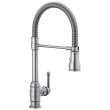 9690-AR-DST Broderick Single Handle Pull Down Kitchen Faucet with Spring Spout, Arctic Stainless
