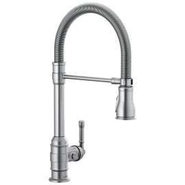 9690-AR-DST Broderick Single Handle Pull Down Kitchen Faucet with Spring Spout