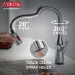 9976T-AR-PR-DST Stryke Single Handle Pull Down Bar or Prep Faucet with Touch 2O Technology, Lumicoat Arctic Stainless