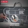 9982T-AR-PR-DST Emmeline Single Handle Pull Down Bar or Prep Faucet with Touch2O Technology