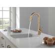 9991-CZ-PR-DST Monrovia Single Handle Pull Down Bar or Prep Faucet, Lumicoat Champagne Bronze