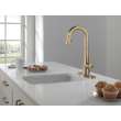 9991-CZ-PR-DST Monrovia Single Handle Pull Down Bar or Prep Faucet, Lumicoat Champagne Bronze