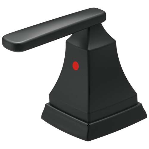 H264BL Ashlyn Lavatory Metal Lever Handles, Matte Black