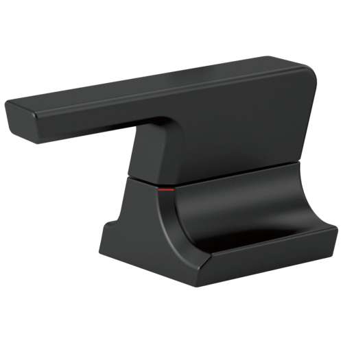 H299BL Pivotal Metal Lever Handle Set 2H Bathroom, Matte Black