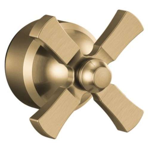 H567CZ Dorval Handle 1C Volume FM Tub Filler 14S, Champagne Bronze