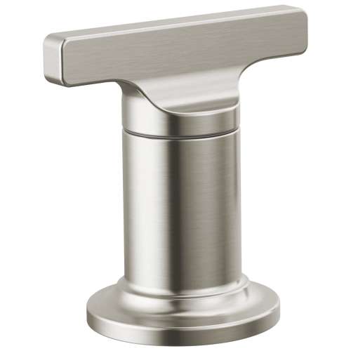 H590SS-PR Tetra Roman Tub Handles T Lever, Lumicoat Stainless