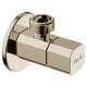 IAO36005-PN Other Ceramic Quarter Turn Angle Valve , Polished Nickel