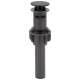 RP100137BL Broadmoor Plastic Push Pop Up, Matte Black
