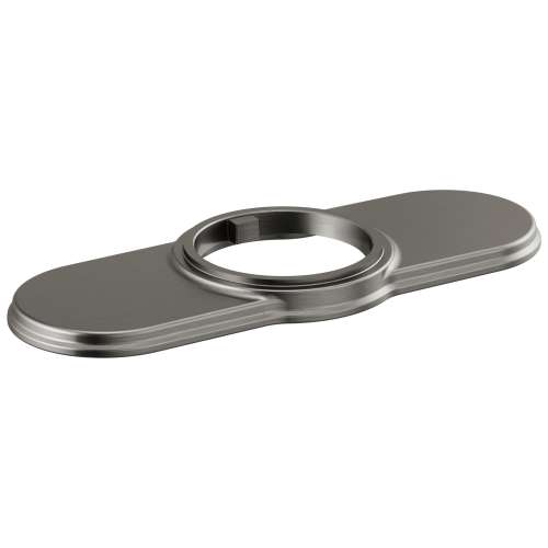 RP100844KS Broderick Escutcheon True Bar, Black Stainless