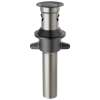 RP101630BL Other Metal Push Pop with Overflow, Matte Black