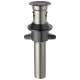 RP101630BL Other Metal Push Pop with Overflow, Matte Black