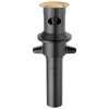 RP101631CZ Other Plastic Push Pop with Overflow, Champagne Bronze