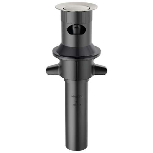 RP101631SS Other Plastic Push Pop with Overflow, Stainless