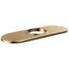 RP102057CZPR Tetra Escutcheon and Gasket, Lumicoat Champagne Bronze