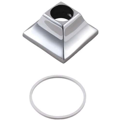 RP53412BL Dryden Handle Base and Gasket, Matte Black