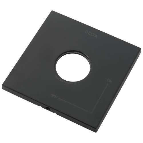 RP75438BL Ara 17 Series Escutcheon and Gasket, Matte Black