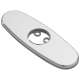 RP78359 Other Escutcheon and Gasket 3 Hole, Chrome