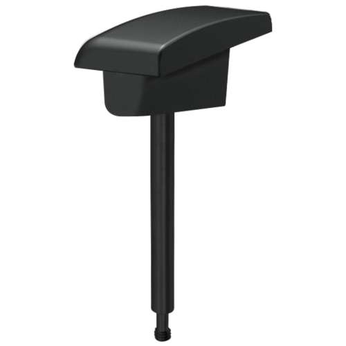 RP90913BL Ashlyn Lift Rod and Finial, Matte Black