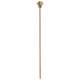 RP91401CZ Victorian Lift Rod and Finial, Champagne Bronze