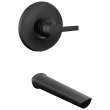 T14172-BL Galeon 14 Series Tub Trim, Matte Black