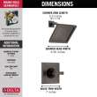 T14251-RB-WE Dryden Monitor 14 Series Shower Trim, Venetian Bronze