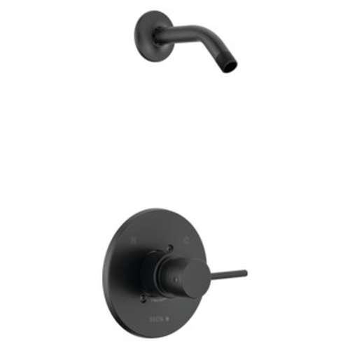 T14259-BLLHD-PP Modern Monitor 14 Series Shower Trim Less Head, Matte Black