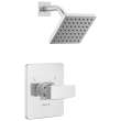 T14267-PP Modern Monitor 14 Series Shower Trim, Chrome
