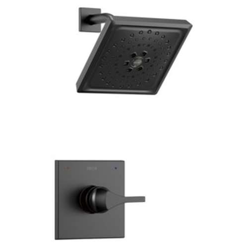 T14274-BL Zura Monitor 14 Series H2Okinetic Shower Trim, Matte Black