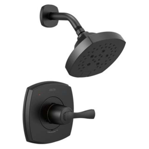 T14276-BL Stryke 14 Series Shower Only, Matte Black