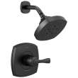 T14276-BL Stryke 14 Series Shower Only, Matte Black