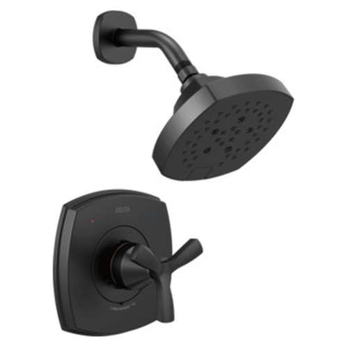 T142766-BL Stryke 14 Series Shower Only, Matte Black
