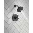 T142766-BL Stryke 14 Series Shower Only, Matte Black
