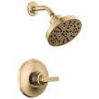 T14289-CZ-PR Tetra 14 Series Shower Trim, Lumicoat Champagne Bronze