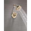T14289-CZ-PR Tetra 14 Series Shower Trim, Lumicoat Champagne Bronze