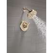 T14289-CZ-PR Tetra 14 Series Shower Trim, Lumicoat Champagne Bronze