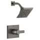 T14299-KS-PR Pivotal Monitor 14 Series H2Okinetic Shower Trim, Lumicoat Black Stainless