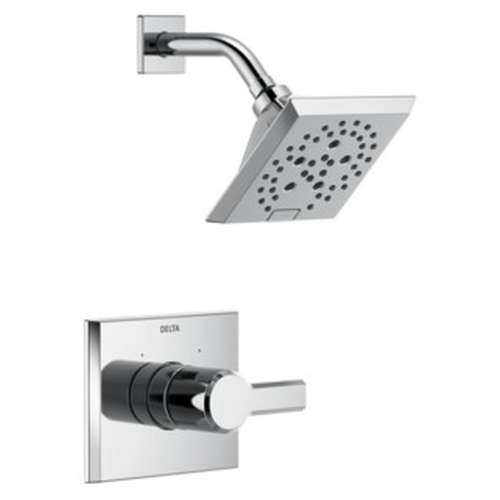 T14299-PR Pivotal Monitor 14 Series H2Okinetic Shower Trim, Lumicoat Chrome