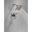 T14299-SS-PR Pivotal Monitor 14 Series H2Okinetic Shower Trim, Lumicoat Stainless