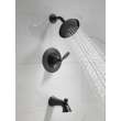 T14432-BL Woodhurst Tub & Shower Trim, Matte Black