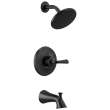 T14433-BL Kayra Monitor 14 Series Tub & Shower Trim, Matte Black