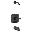 T144339-BLLHD-PP Modern Monitor 14 Series Tub & Shower Trim Less Head, Matte Black