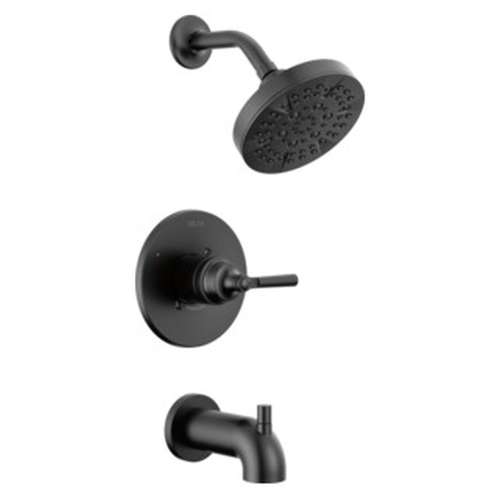 T14435-BL SAYLOR Monitor 14 Series Tub & Shower Trim, Matte Black